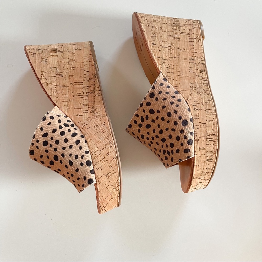 Dolce Vita Barta Leopard Print Wedge - Picture 8 of 10